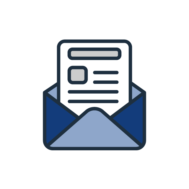 Red Button with "Newsletter" Text